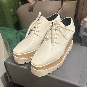 Stella McCartney White Platform Shoes